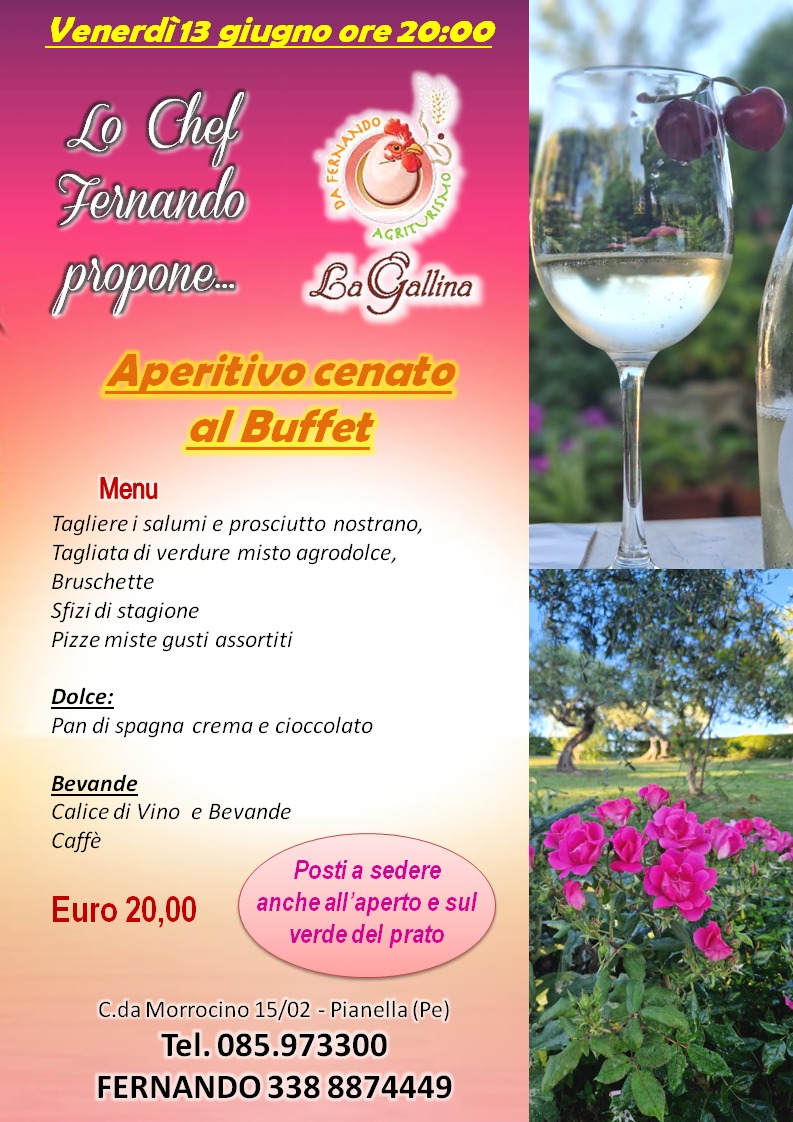 Aperitivo cenato al buffet
