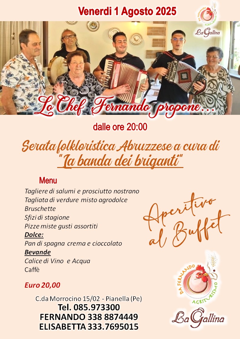 Serata folkloristica Abruzzese